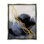 Art mural moderne sur toile bleu et or abstrait moderne par Irena Orlov