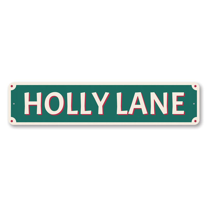 Panneau en aluminium Holly Lane, H 6 po x l 24 po x P 0,06 po