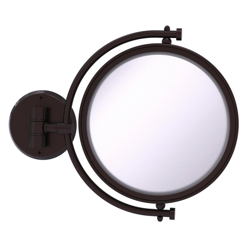 Bineta Metal Wall Mirror, 3x, Antique Bronze
