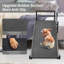 Rampe pliante réglable pour animaux de compagnie à 5 niveaux, rampe de mise à niveau élevée pour tapis en caoutchouc, rampe pliante pour animaux en bois pour lit, canapé, VUS