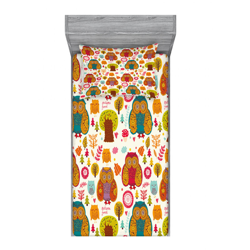 Microfiber Sheet Set, Twin Sheet Set with Fitted Sheet