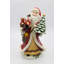 Figurine de père Noël tenant des jouets