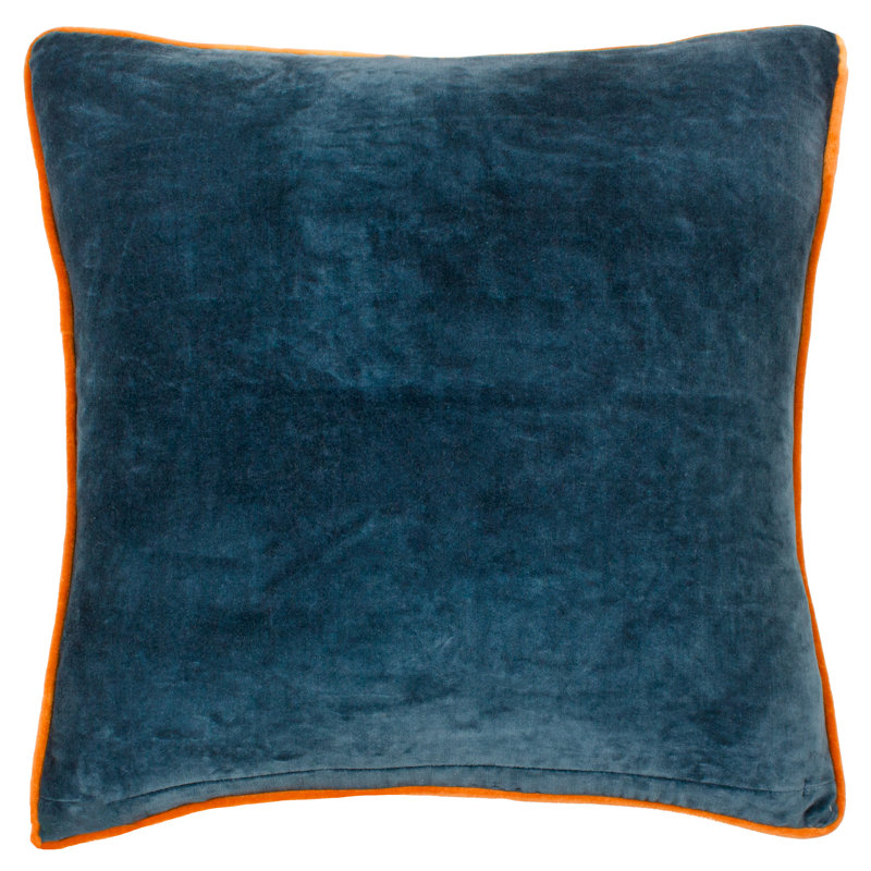 Aristarco Floral Square Throw Cushion, Blue
