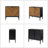 Pecoraro Modern 33"W 2-Door Accent Cabinet with Adjustable Shelves-88998886