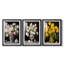 FLORAL Series DCC-III - Impression sur mesure encadrée de qualité supérieure - 3 pièces-1391629296-1391629302