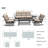 Adyanna 5 - Person Patio Conversation Set with Cushions-181254911