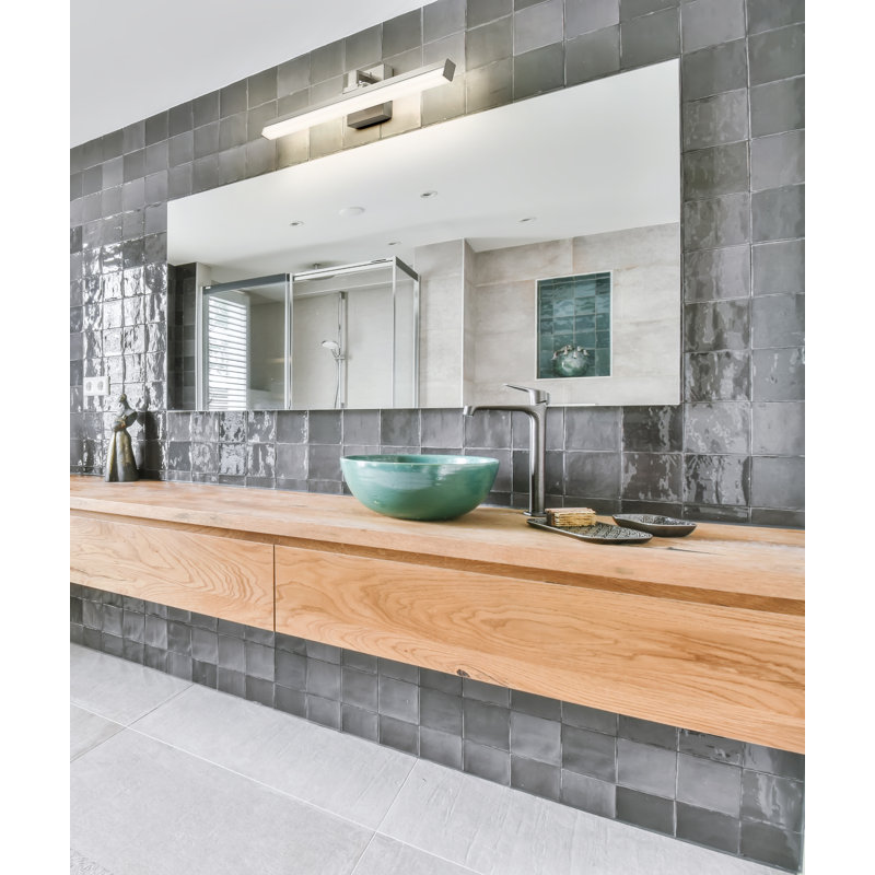 Briden Dimmable LED Vanity Light, Brushed Nickel