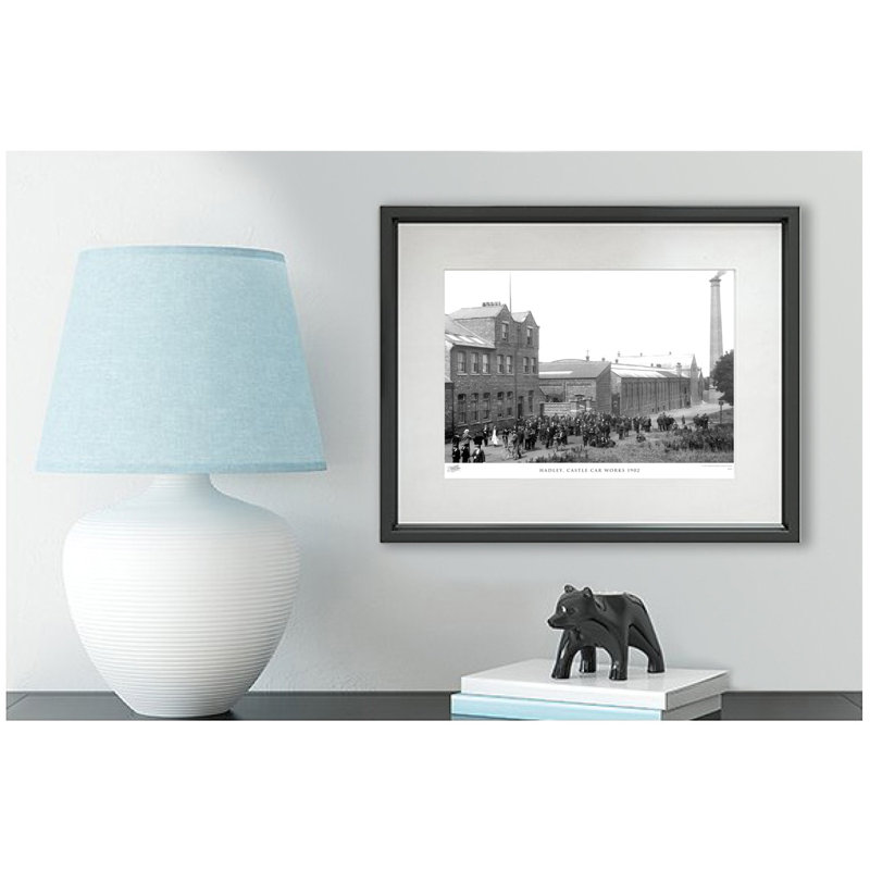 Hadley, Castle Car Works 1902 by Francis Frith - Single Picture Frame Print, 60cm H x 80cm W x 2.3cm D