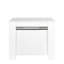 Table extensible blanche, console 118,50 po, pratique pour différents espaces, extensible, blanche, table d'extérieur (mind sun and rain-1170832256-1170832259