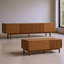 Meuble télé et table basse style Mid-Century moderne (ensemble de 2)