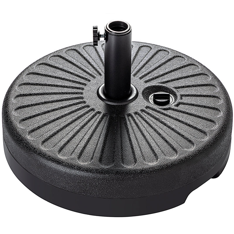 Socle de parasol autoportant en plastique