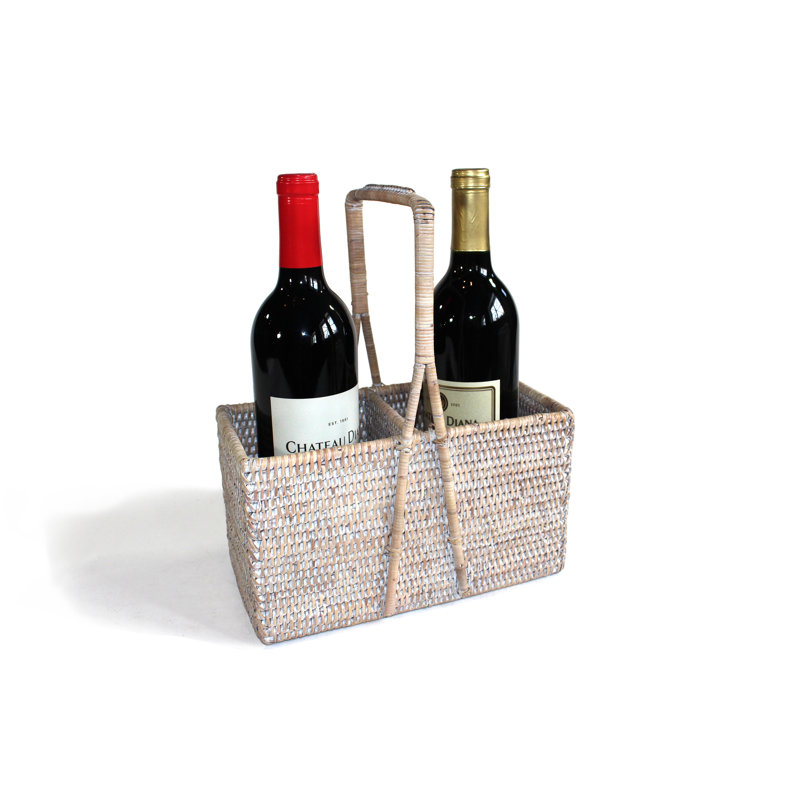 Porte-bouteilles de vin Baske, Blanc délavé