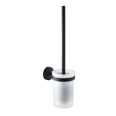 Eros Toilet Brush Wall Mounted - Black