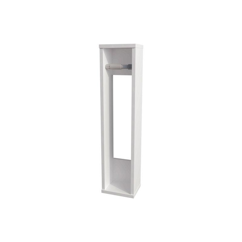 Porte-papier hygiénique en mélamine, Blanc