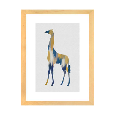 " Giraffe Blue & Yellow "