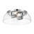 Iftimie 14" Flush Mount with Clear Glass-873201869