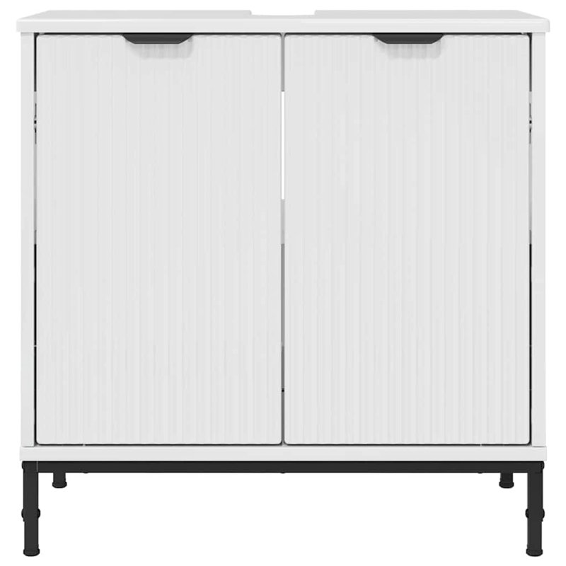 60.5cm Bathroom Vanity Base Only, High Gloss White