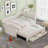 Versatile Upholstered Daybed with Trundle and Multiple Drawers for All Spaces-566625870-566625867