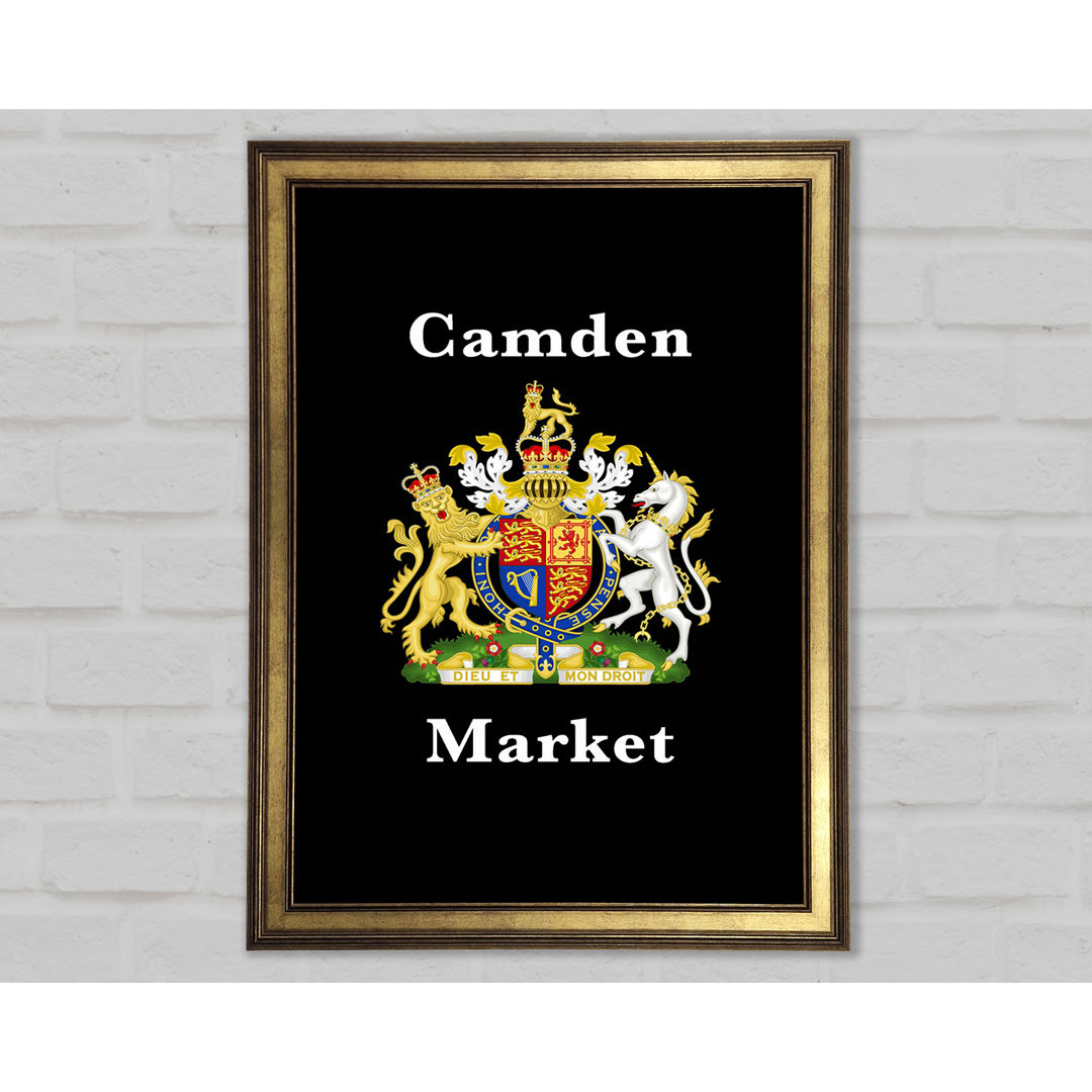 Camden Market Emblem Schilder - Druck