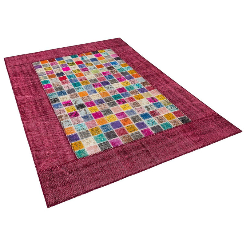 Tapis multicolore bourgogne Modern