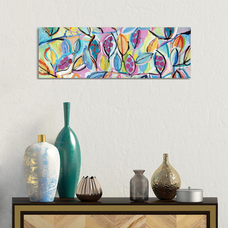 One Of Every Color by Michelle Daisley Moffitt - Wrapped Canvas Panoramic Print, 30.48 cm H x 91.44 cm W x 1.91 cm D