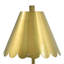 Lampe de table Tamara Day for Stylecraft Daphne - Marbre blanc - Abat-jour en laiton poli-1878883618