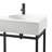 Whittier 30 " W Freestanding Standard Free Standing Single Double Single Vanity Bathroom Vanity With Stone Top-1433199194