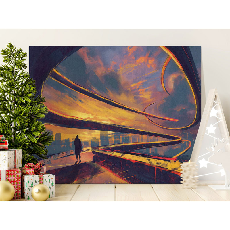 1 Piece Wrapped Canvas Wall Art Set, 40.64 cm H x 60.96 cm W