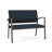 Newport Waiting Reception Loveseat Metal Frame-1897956059-1897956058