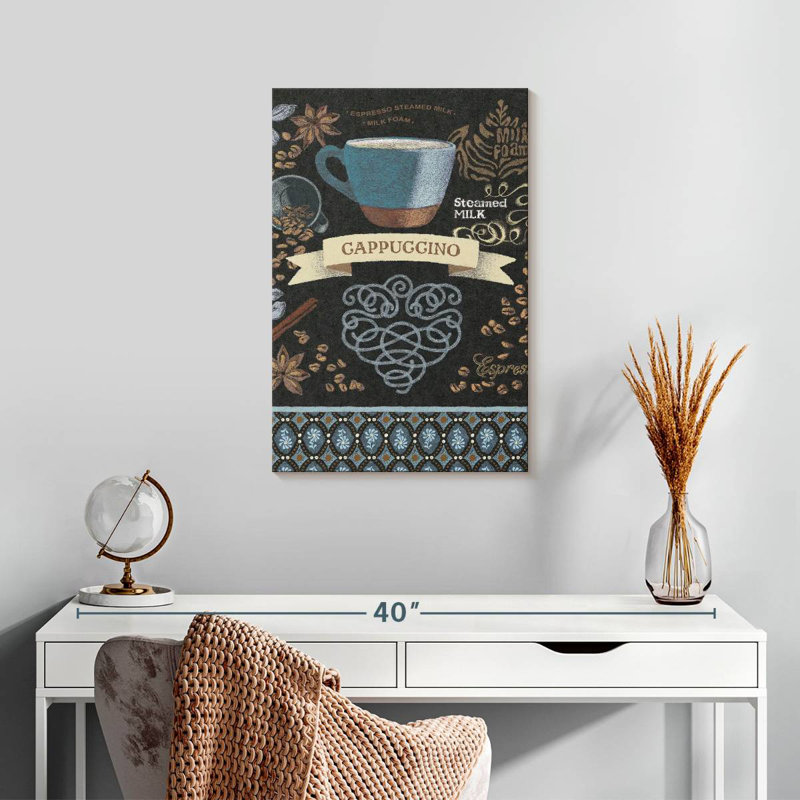 Yarlin Cappuccino Time, 24" H x 16" W