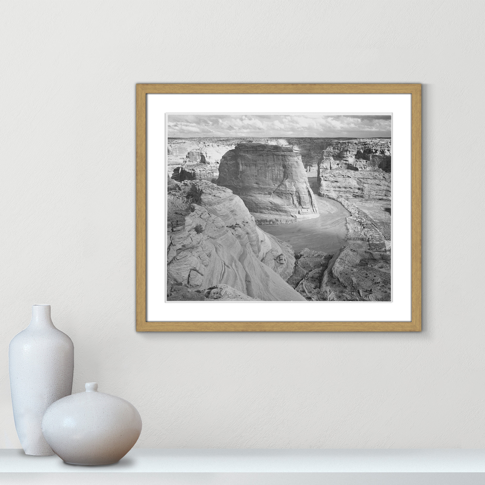 Canyon De Chelly Arizona 2 by Adams, 16" H x 19" W x 0.75" D, Natural