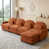 Orange+4Seat+1Ottoman