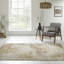 Edgeworth Abstract Machine Woven Cream Beige Brown Area Rug-843502292