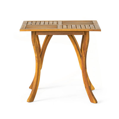 Outdoor Acacia Wood Square Dining Table - 31.50"L X 31.50"W X 30.00"H