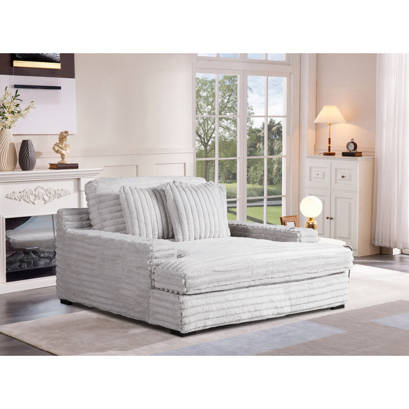 Fauteuil Man Wah Presley, Gris clair