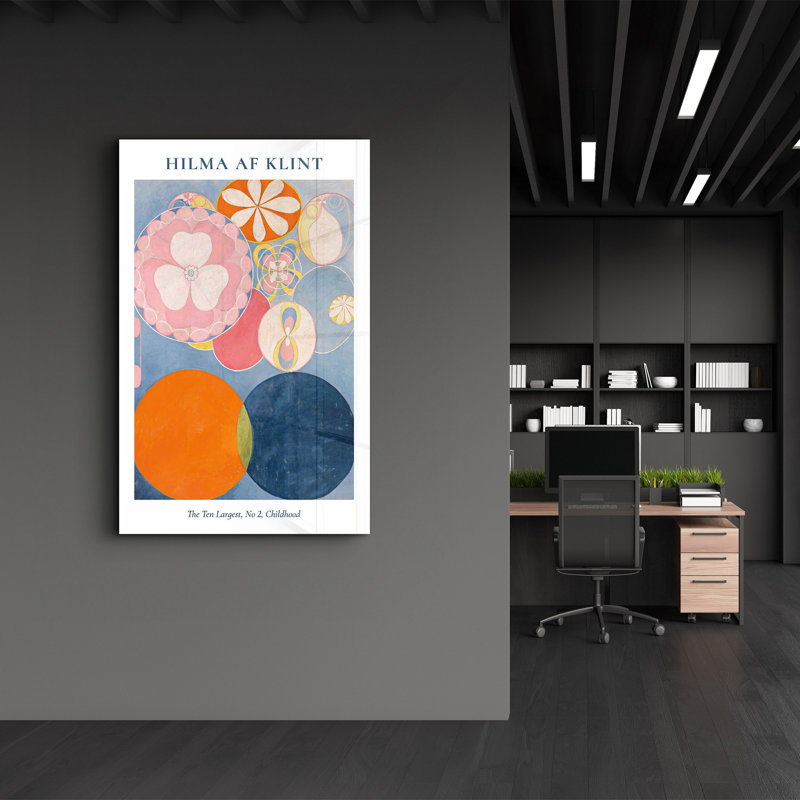 Peinture décorative en verre trempé