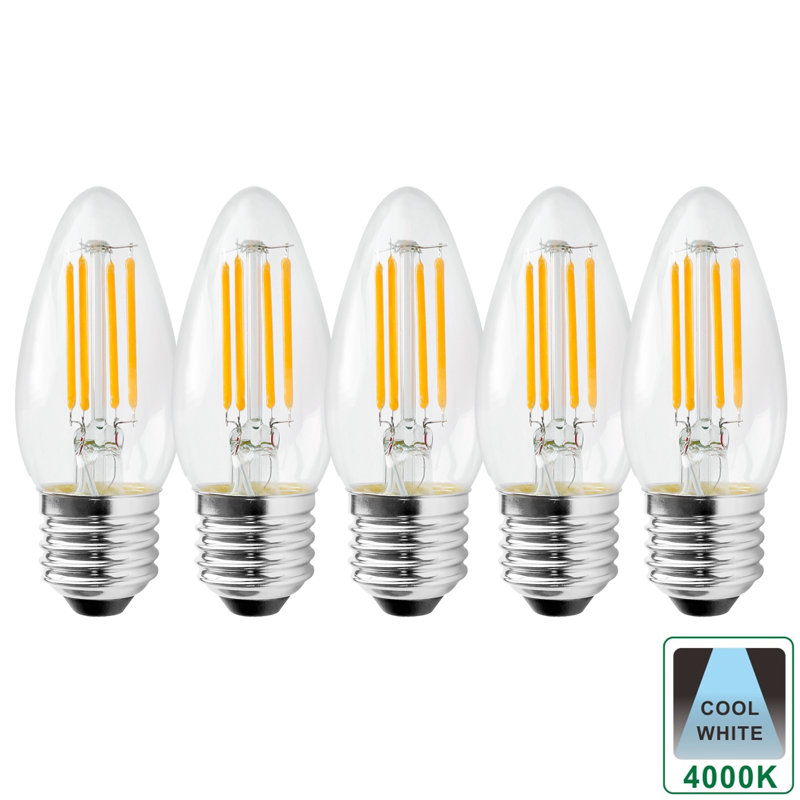 5W E27 Dimmable LED Vintage Edison Candle Light Bulb