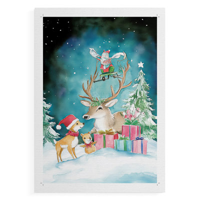 Christmas Holiday Art DCCLV III - Impression sur toile seulement - NON CADRE