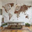 Papier peint brique carte du monde amovible-1383606159-1383606164