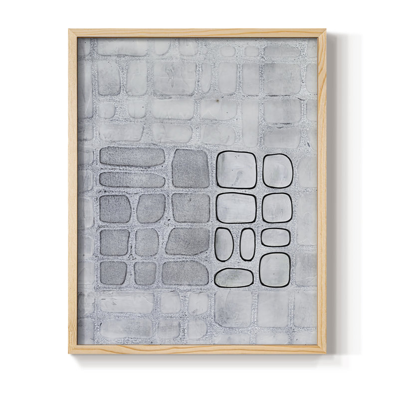 Lumen Colour II Framed Print - Solid Wood, 15" H x 12" W