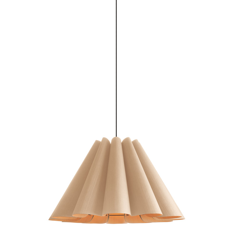 Luminaire suspendu Paulina, Frêne / frêne