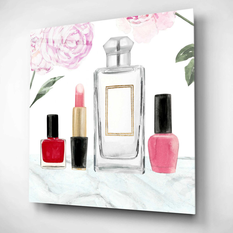 «Get Glam IX» par Victoria Borges, art mural en verre acrylique, H 12 po x l 12 po x P 0,13 po