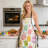 Easter Themed Apron With Rabbit And Egg Print, Festive Kitchen Apron For Holiday Parties, 31.5x23.6in Multicolor-368227909
