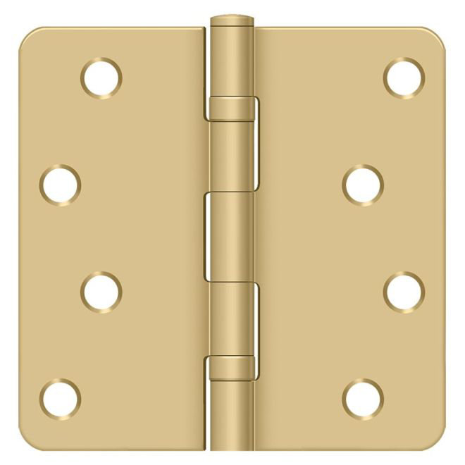 Steel Hinge, Brushed Brass