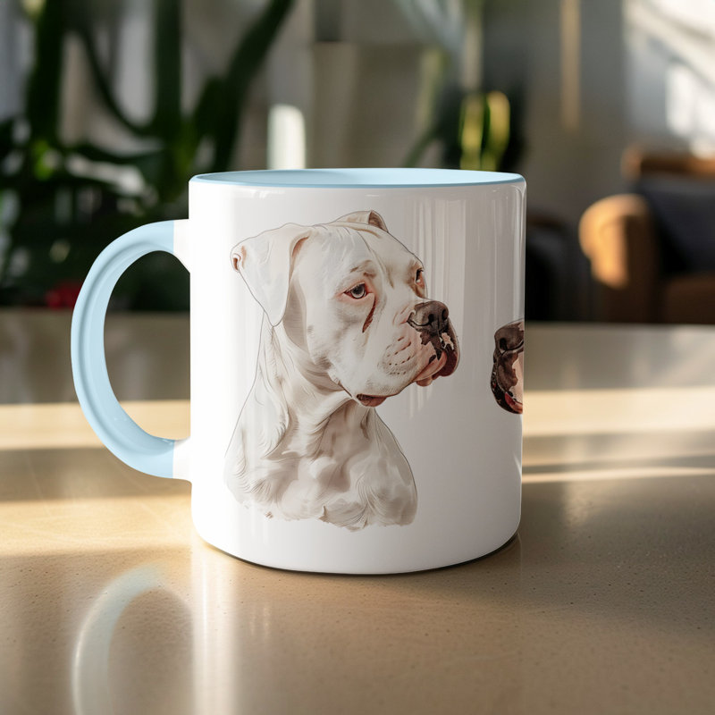 Ceramic Coffee Mug, 2, Light Blue