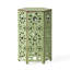 Charmante table d'appoint en fer pour une utilisation polyvalente sur le patio, rehaussant l'ambiance extérieure.-1745351182-1747880759-1768107874