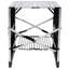 Table de camping pliable avec lanterne - Aluminium - 1 pièce - Table de camping - Argent - 154 lb avec lanterne détachable-1487820671