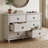 Aleana 46.2" W Solid Wood Tapered Legs 6-Drawer Double Dresser-1199378573