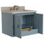 Ensemble de meuble-lavabo mural simple 31 po Crumley-681647632-681647628