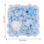 Panneaux muraux de fleurs artificielles, toile de fond murale de fleurs artificielles, panneaux muraux de fleurs artificielles 12PCS
